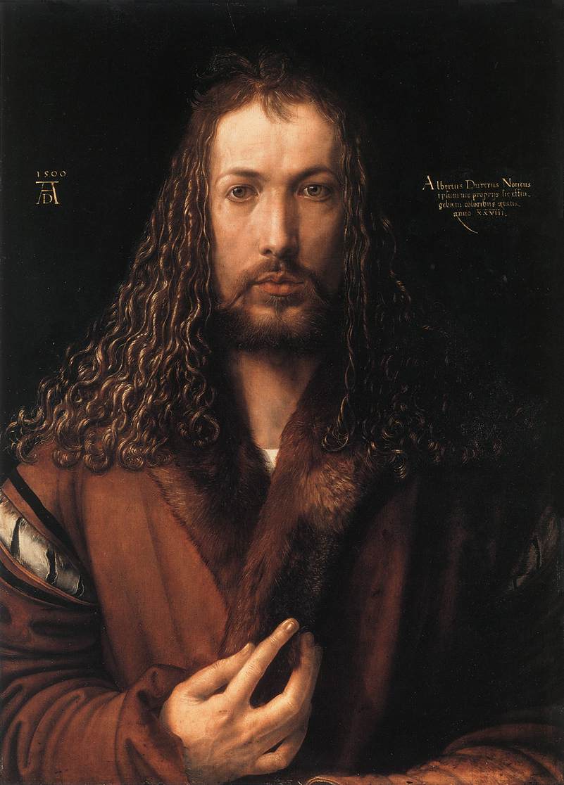 Self-Portrait in Fur Coat (as Christ)