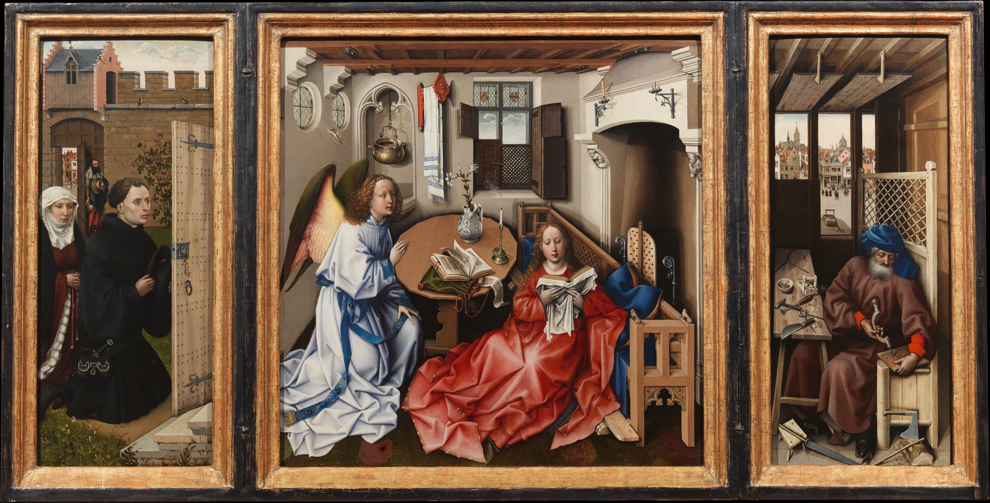 Merode altarpiece (Triptych of the Annunciation)