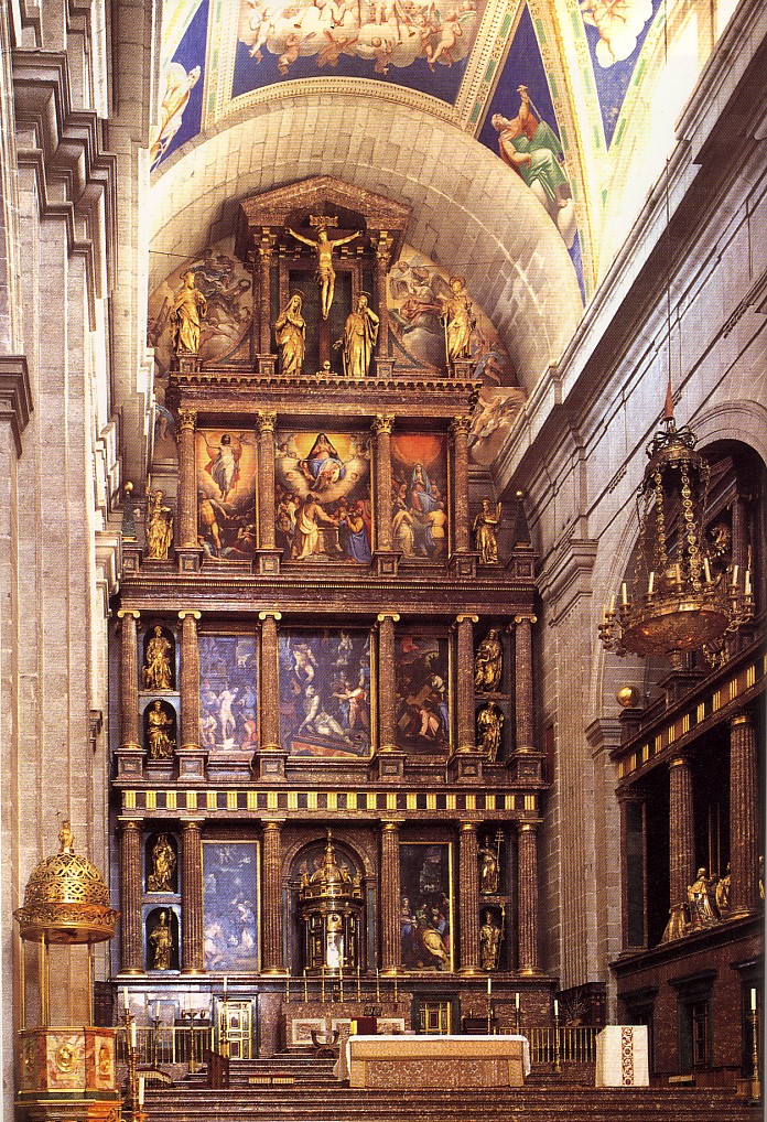 High altar retablo: Basilica of St Lawrence